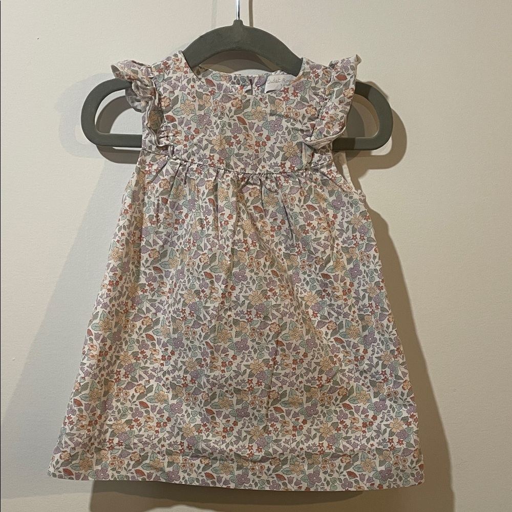 Cadet Rousselle Paris Floral Dress 12 Months